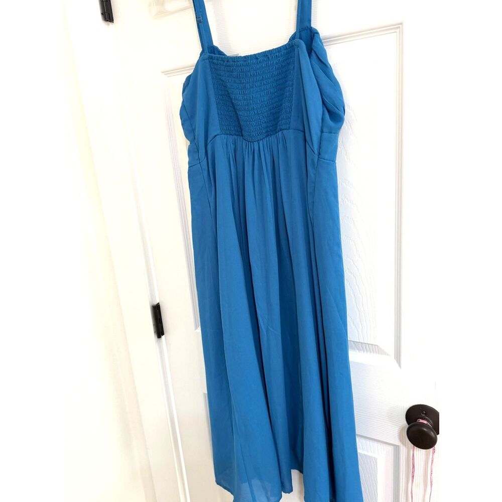 Abercrombie & Fitch Blue Midi Dress - Picture 6 of 13